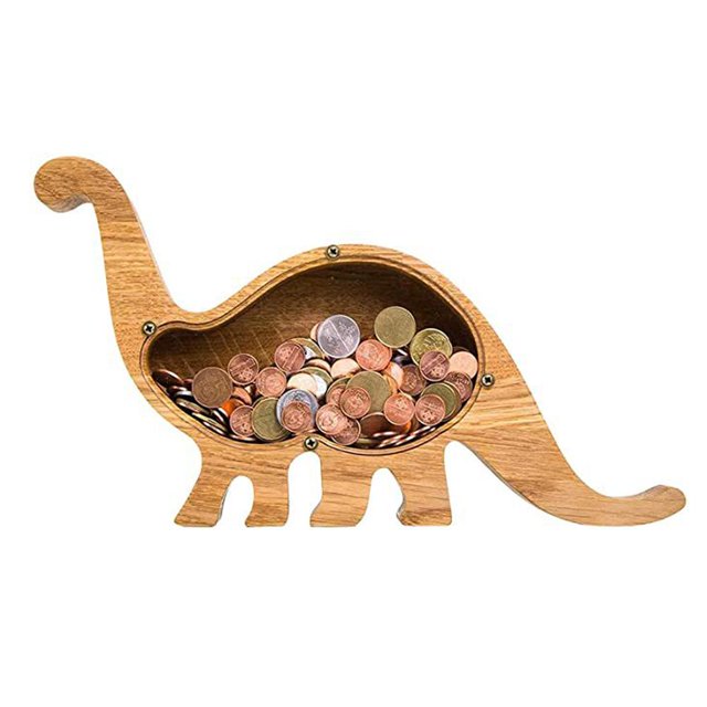 Animal De Madera Personalizada, Hucha De Moneda De Animal Para Niñas Y Niños, Adorno De Regalo Personalizado De Cumpleaños De Navidad Único seitruly HA045179-01