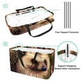 thumbnail image 4 of Hedgehog Large Capacity Reusable Foldable Oxford Cloth Laundry Basket Beach Bag Shopping Basket Grocery Bags, 4 of 7