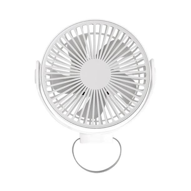 Mini Ventilador De Mesa, Ventilador De Escritorio Silencioso Usb, Ventilador Pequeño Recargable De Ángulo Ajustable, 4 Velocidades Para Estudio De Oficina De Escritorio Vogacara HA023999-01