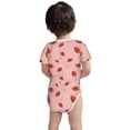 thumbnail image 5 of Daiia Strawberry Printed Unisex-Baby Short Sleeve Onesies Bodysuits Baby Climbing Clothes Soft and Comfortable Romper with Expandable Shoulder Design-12 Months, 5 of 8