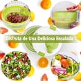 thumbnail image 4 of Centrifugadora de Lechuga, Escurridor de Lechuga Multifuncional, Centrifugadora para Ensalada Manual, Centrifuga de Verduras R&aacute;pido y F&aacute;cil, Secador de Lechuga y Verduras, Conten, 4 of 8