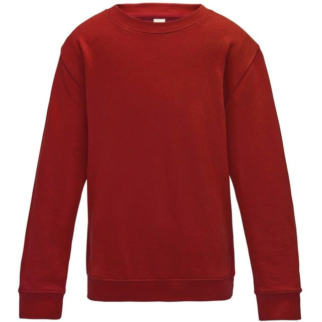 AWDis Just Hoods Boys/Girls Plain Crew Neck Sweatshirt