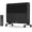 Black, variant on Philodeco Convection Panel Space Heater, Silent and Draught-Free 1500W Portable and Wall-Mounted, with Intelligent Thermostat, Timer, Remote Control, Child Lock