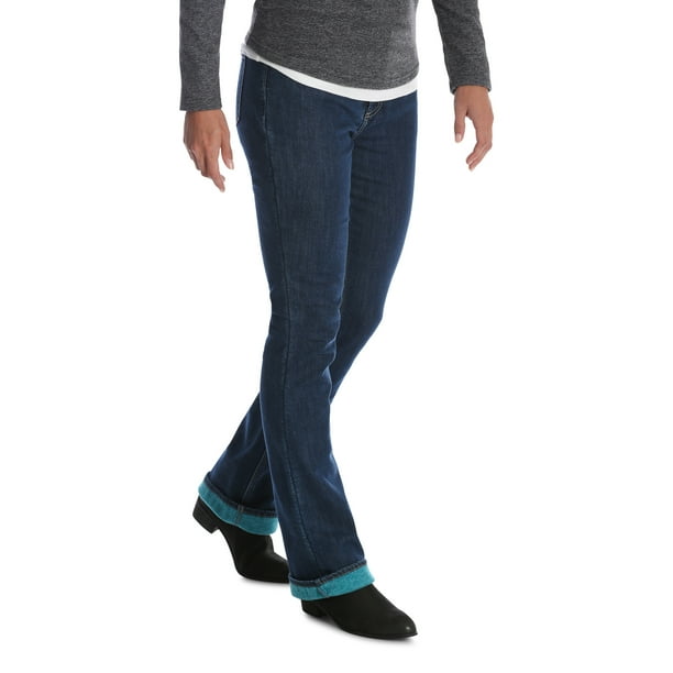 fleece bootcut pants