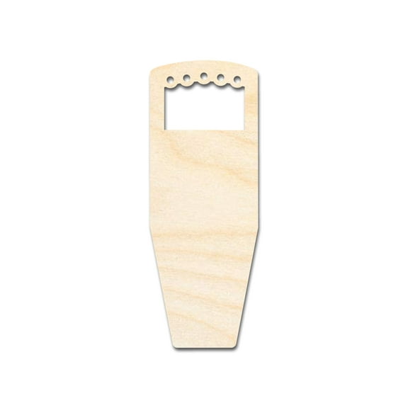 Unfinished Wood EMF Meter Shape 18" / 1/8"