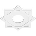 thumbnail image 4 of 24"OD x 7"ID x 13 1/4"C x 1"P Axel Architectural Grade PVC Contemporary Ceiling Medallion, 4 of 7