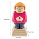thumbnail image 4 of Toystoory Figuras de escultura de madera, arte 3D, artesanía, decoración de dibujos animados artificiales, accesorio de adorno, regalo para niños para Artesanía No.03 Toystoory HA009917-03B, 4 of 6