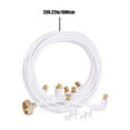 thumbnail image 3 of Fwttom 6M Low Pressure Spray Hose for Watering Flowers Removal Humidification Atomization Cool Down Mist Cool Down Set, 3 of 6