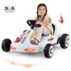 thumbnail image 1 of Costway 12V Kids Electric Go Kart 7AH Paseo con batería en juguete de carrera con control remoto Blanco, 1 of 3
