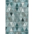 thumbnail image 2 of Addison Rugs Mayfield Washable Transitional Geometric Teal Rectangle Rug, 8' x 10', 2 of 6