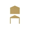 thumbnail image 5 of Lot de 2 Portes à Fermeture Éclair Robustes pour Abri d'Auto Ou Garage Extérieur – Bâche 220 g – Imperméable, Coupe-Vent, Résistante aux UV, Remplacement – Convient aux Abris 13 Pieds x 20 Pieds-25 Pieds – (Portes Seulement), 5 of 5