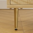 thumbnail image 3 of Art Leon 2 Drawer Console Table Rustic Buffet Cabinet Kitchen Table Pine Wood Finished, 3 of 7