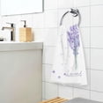 thumbnail image 6 of Purple Lavender Bouquet Flowers Cotton Towels Set 2 Pcs Absorbent Hand Towel Face Towels Kitchen Towels Bath Towels for Bathroom Laundry Room Kitchen 16 x 28 Inches, 6 of 7