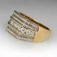 thumbnail image 5 of 2Ct Round Cut Simulated Diamond Men's Pinky Wedding Band Ring 14K Yellow Gold Plated 925 Silver, 5 of 5