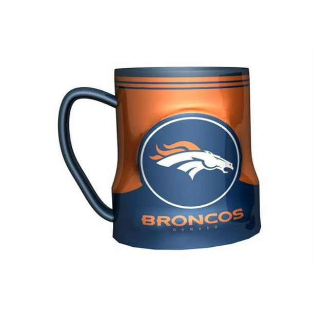Denver Broncos Tasse de Café - 18oz Temps de Jeu