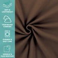 thumbnail image 2 of Arkwright Polar Fleece Throw Blankets (Bulk Case of 12), Soft, Lightweight, 50x60in., Brown, 2 of 9