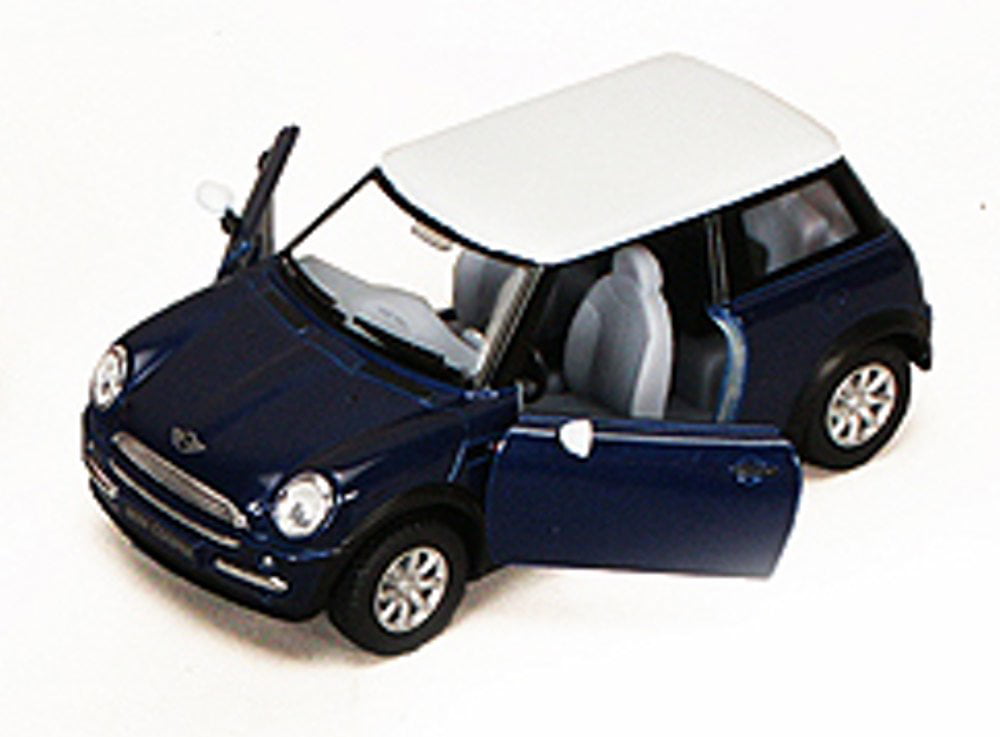New 5" Kinsmart Mini Cooper S Convertible Diecast Model Toy Car 1:28 BLUE 