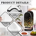 thumbnail image 4 of HELLHERO Proof Stain 15.94"H x 9.45"L x 7.28"W Coffee Machine Dust Cover Foldable Multifunctional Kitchen Blender Dust Covers for Home Kitchen Indoor Floral Pattern, 4 of 6