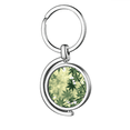 thumbnail image 1 of Maple Leaf plant Foto Naturaleza Rotating keychain Metal Keyring Holder, 1 of 2