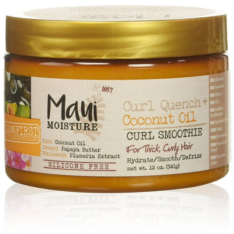 Maui Moisture Moisture Hair Care Curl Smoothie 12 Oz. Walmart