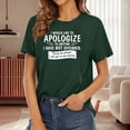 thumbnail image 2 of Women's Tops T-Shirts Graphic Letter Print Loose Fit Short Sleeve Crewneck Boho Shirts, 2 of 4