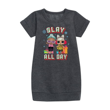 

Lol Surprise! - Slay All Day - Toddler & Youth Girls Fleece Dress
