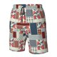 thumbnail image 4 of Fotbe Patchwork In Country Style Trajes de Baño Estampados para Hombre, Shorts de Verano de Secado Rápido, Ropa de Playa, Bañadores-Large, 4 of 6