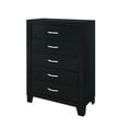 thumbnail image 3 of Global Furniture USA Reid Black Wood 5-Drawer Chest, 3 of 4