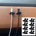 thumbnail image 4 of 1PC/8PCS Cord Fixer Fixed Clamp Organizer Auto Accessories Cable Winder Car Charger Line Holder Adhesive Wire Clip USB Cable 1PC, 4 of 8