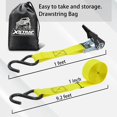 thumbnail image 2 of Correas de amarre con trinquete XSTRAP STANDARD, paquete de 8 unidades, 1 m x 3 m, 410 kg, 2 of 9