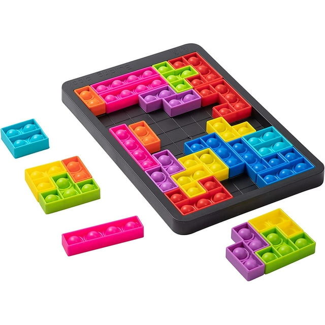 Rompecabezas Sensory Fidget Toys HUOGUO Push Bubble Tetris