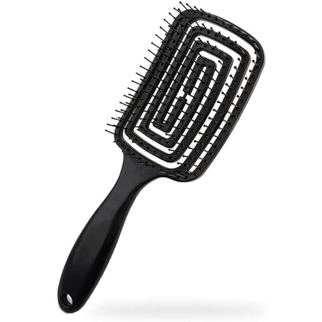 HEXONIQ® Hair Brush, Curved Vented Brush Faster Blow Drying
