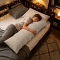 thumbnail image 4 of Dvumao Long Body Pillow 39.4 In Cotton for Bed Sofa Rest Support, 4 of 6
