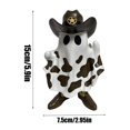 thumbnail image 1 of Statue de Fantôme Cowboy avec Botte et Chapeau, Décoration en Résine pour Halloween Intérieur Extérieur, 1 of 6