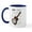 White/Navy Inside, variant on CafePress - Ida's Dobro Mug - 11 oz Ceramic Mug - Novelty Coffee Tea Cup