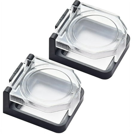 Power Push Button Switch Cover,Waterproof and Collision , Dustproof Safety Protector for 25mm Mounting Hole A