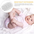 thumbnail image 4 of Soimiss 1Set Baby Jumpsuits Extenders Snap Grey Cotton Double Layer Design for Outdoor Activities, 4 of 7
