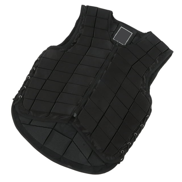Veste de Protection Équestre, Veste Équestre Confortable à Porter Durable et Robuste avec Rembourrage Étendu pour Unisexe pour Adultes Garçons Filles Enfants TG
