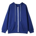 thumbnail image 3 of Cardigan Sweaters for Women Long Sleeve Zip Up Hoodie Cable Knitted Hooded Sweater Jacket Womens Cardigan Sweaters, 3 of 7