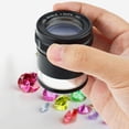 thumbnail image 2 of Lupa de escala, lupa con aumento de 10 aumentos, 8 luces LED de 25 mm, 2 of 9
