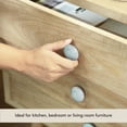 thumbnail image 5 of Ellementry Set of 6 Handcrafted Ceramic Cabinet Knobs – Breeze Blue Decorative Drawer Knobs for Dresser, Cupboard & Furniture – Artisan Furniture Hardware for Kitchen and Wardrobe, 5 of 9