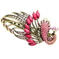 thumbnail image 1 of Dinheiro Pasador francés con diamantes de imitación en forma de pavo real para mujer, accesorios para el cabello retro para mujeres y niñas, 1 of 5