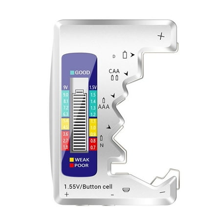 Mosiee Advanced Battery Capacity Tester with Lcd Display for Various Batteries