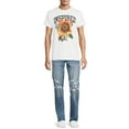 thumbnail image 5 of Humor Short Sleeve Crew Neck Inspired Sunflower Graphic T-Shirt (Big Men's), 5 of 5