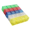 thumbnail image 4 of Cubos de rompecabezas 3D magnéticos de 20 piezas, cubos de rompecabezas 3D magnéticos transparentes coloridos, juguetes para aliviar el estrés en desarrollo de inteligencia, 4 of 5