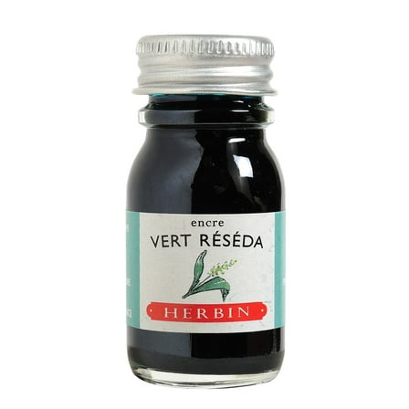 Herbin Fountain Pen Ink - 10ml Bottle - Vert Reseda