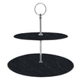 thumbnail image 1 of NutriChef PKCKSTD10 2-Tier Cake Stand Tower Tray, 1 of 1
