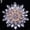 White, variant on SmartBy Women Fashion Shiny Alloy Rhinestone Flower Wedding Bridal Bouquet Brooch Pin