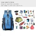thumbnail image 6 of Backpack Camping Hiking Daypacks- 30L Lightweight Packable Hiking Backpack Travel Backpack for Women Men Bookbags Blue, 6 of 7