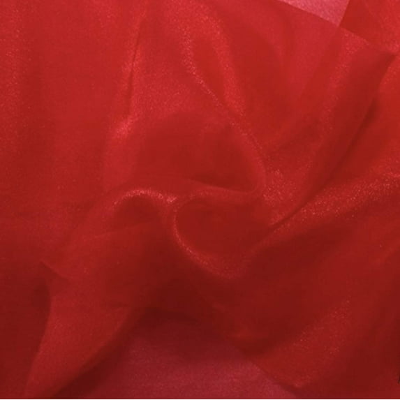Crystal Sheer Organza Fabric by the 5, 10, 15 and 20 Yard Increment, 58"/60" Wide, All Colors